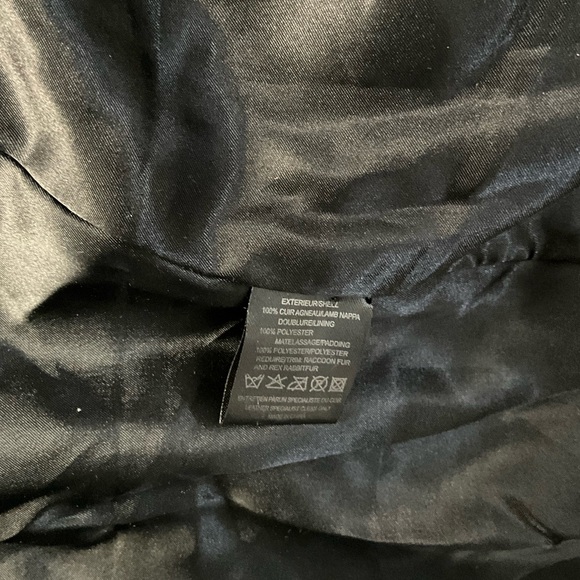 GOOSE COUNTRY Mens Racer Hoodie Leather Jacket - Picture 4 of 5